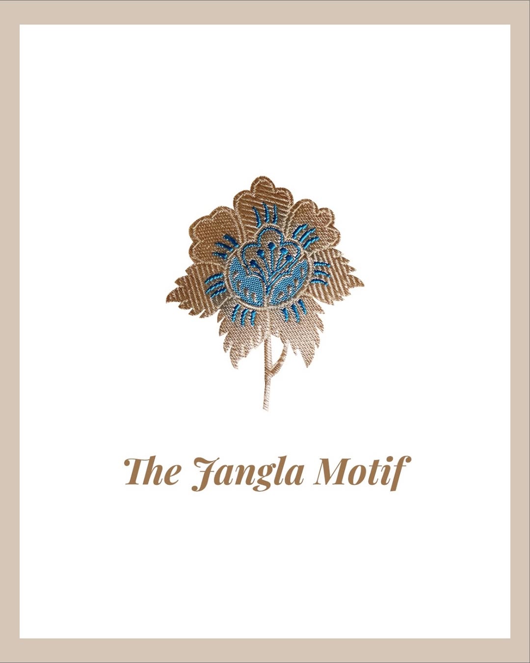 Zari motifs handwoven on silk, the kalga leaning among the vines