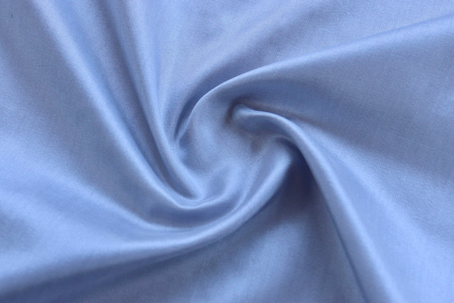 Aanchal motif on Light Blue Sona Rupa Banarasi saree