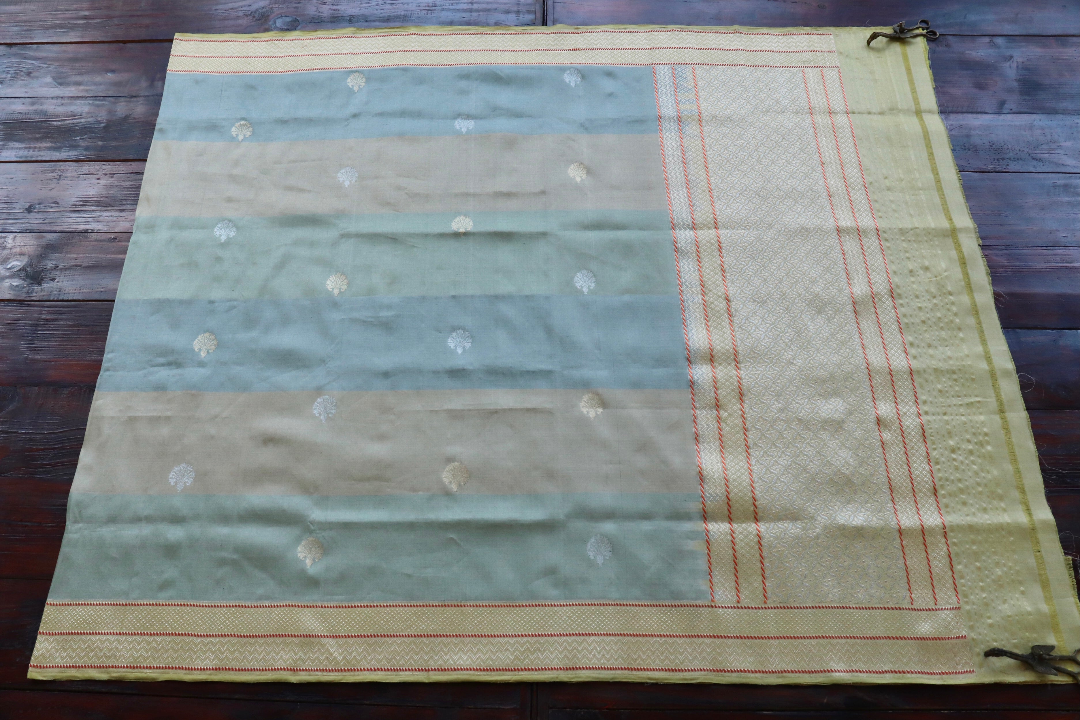 Delicate Multicoloured Cotton By Silk Handloom Dupatta
