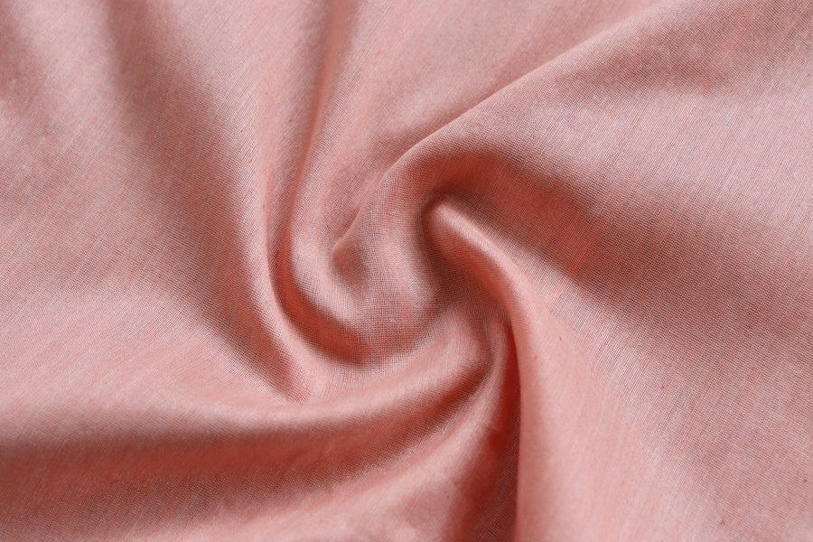 Peachy Pink Sona Rupa Pure Silk By Cotton Handloom Banarasi Saree