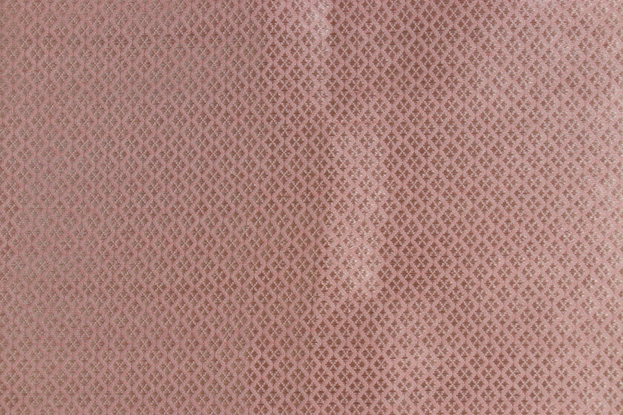 Peachy Pink Sona Rupa Pure Silk By Cotton Banarasi | Stuti Weaves