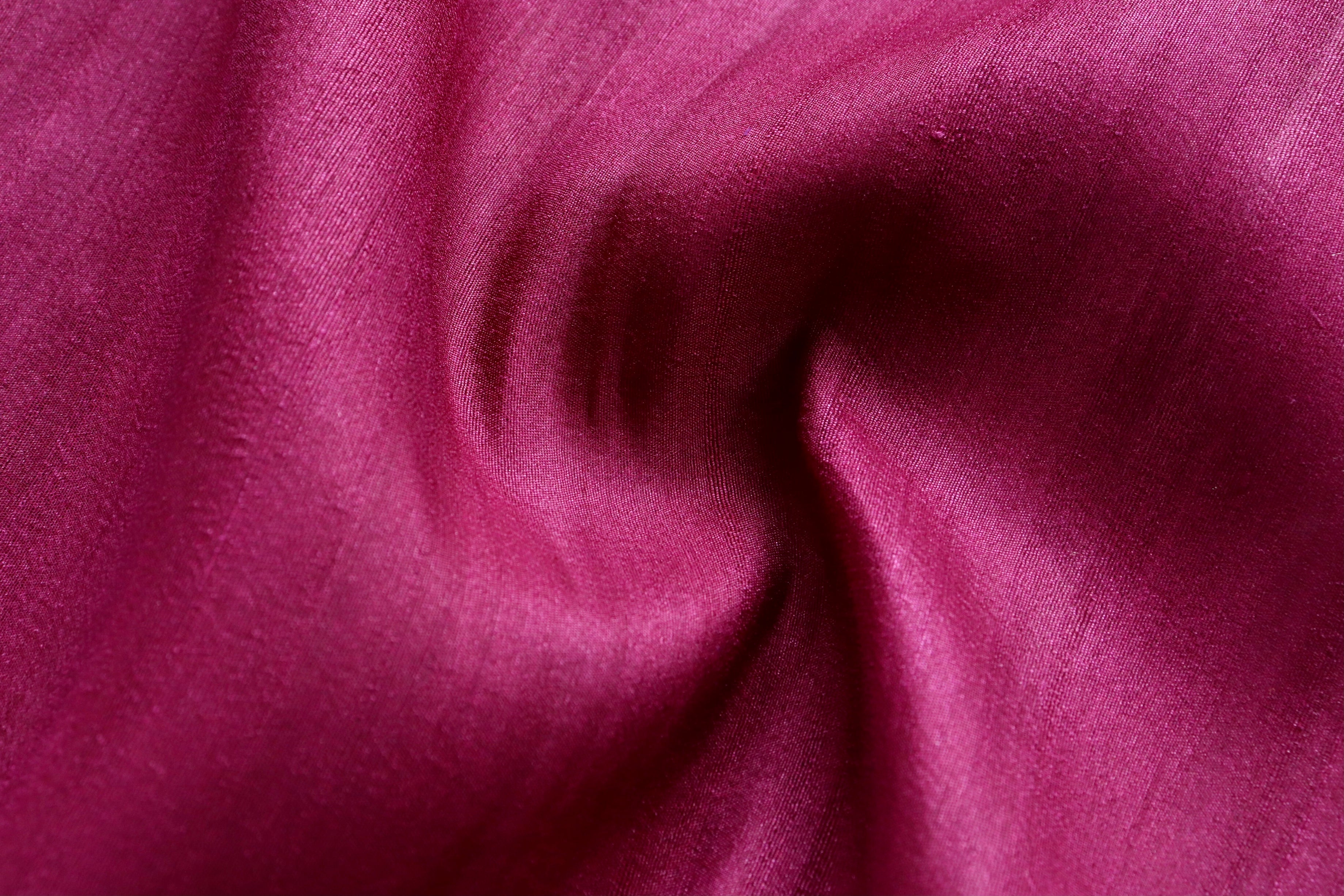 Burgundy Tussar Silk  Handloom Banarasi Saree