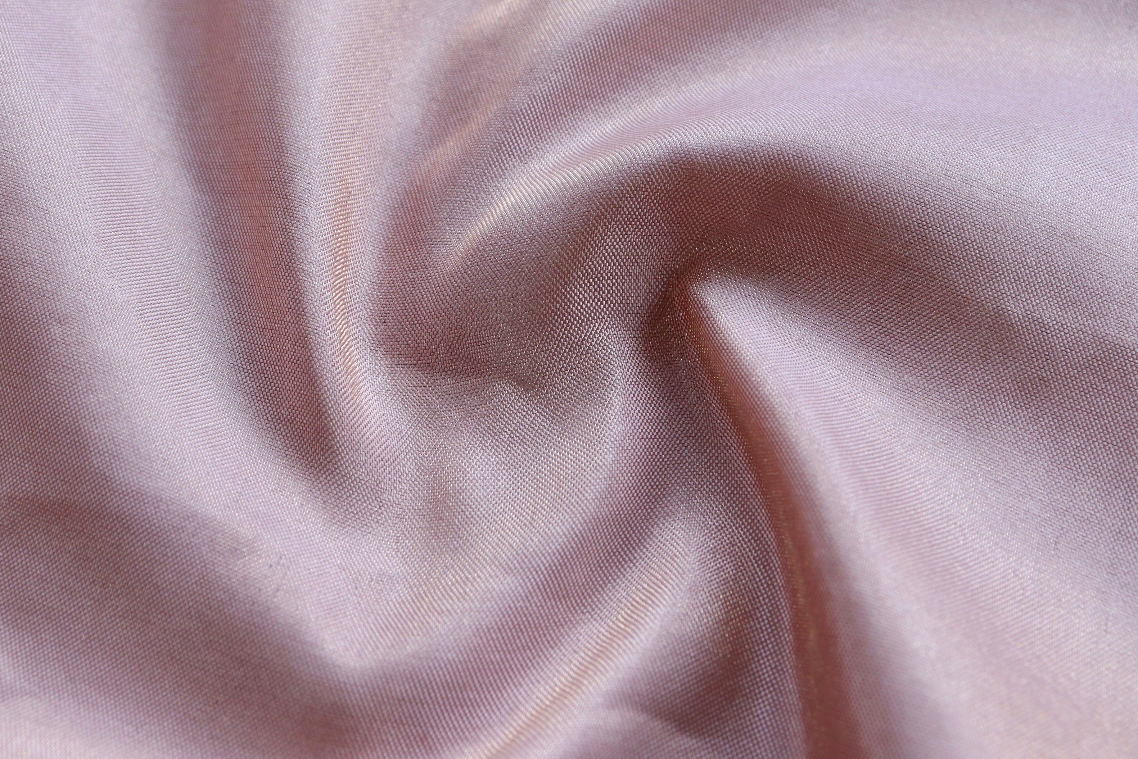 Baby Pink & Baby Purple Tissue With Meenadar Silk Kadiyal Banarasi Saree