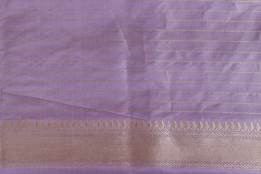 Baby Pink & Baby Purple Tissue With Meenadar Silk | Stuti Weaves