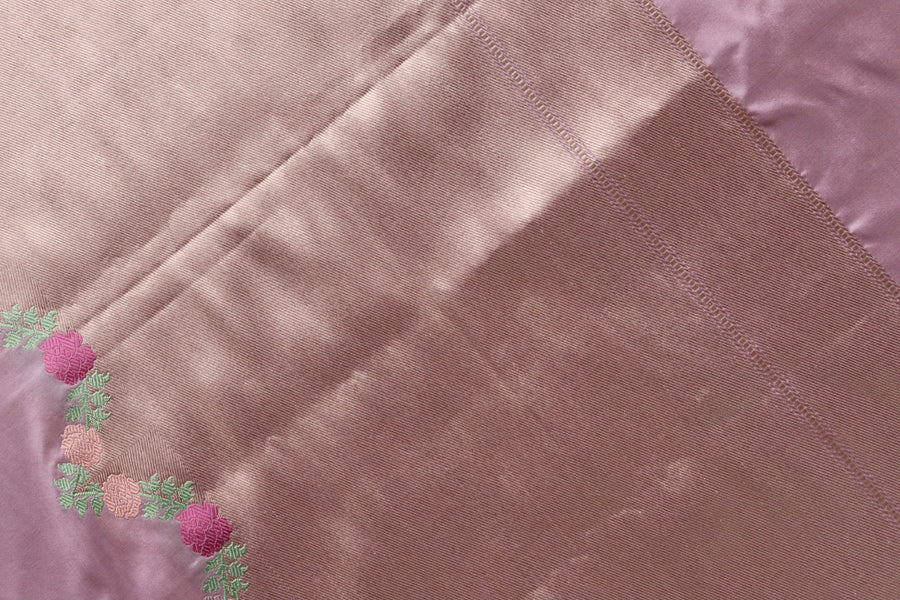 Pink Floral Border Pure Silk Handloom Banarasi Saree