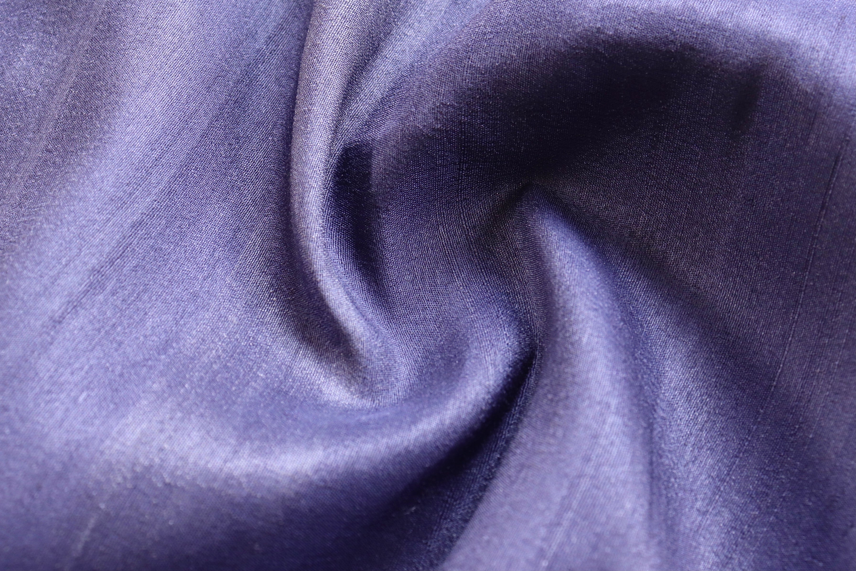 Purple Tussar Silk  Handloom Banarasi Saree
