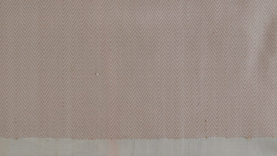 Off-White & Brown Kuniya Pure Silk Banarsi Handloom Saree