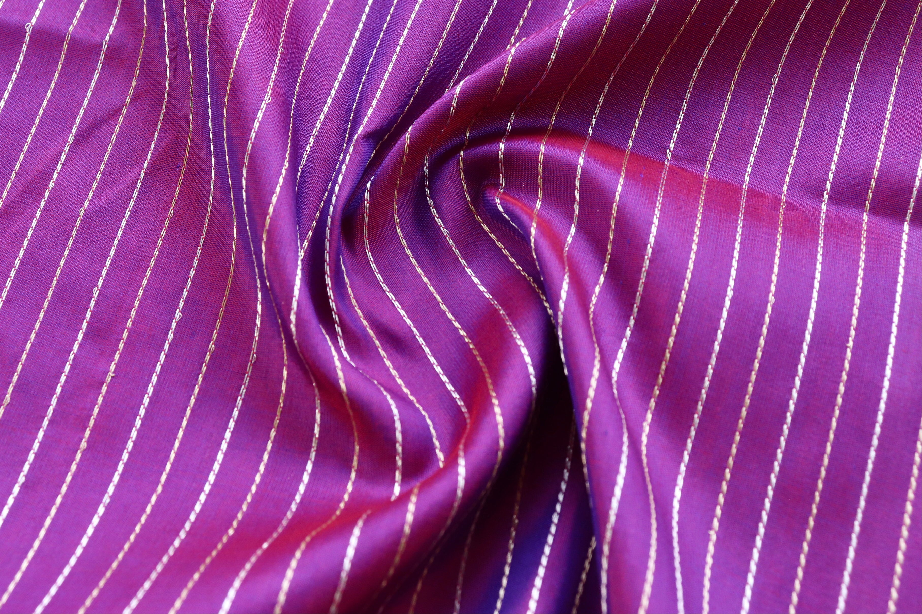 Purple Pure Silk Handloom Banarasi Dupatta