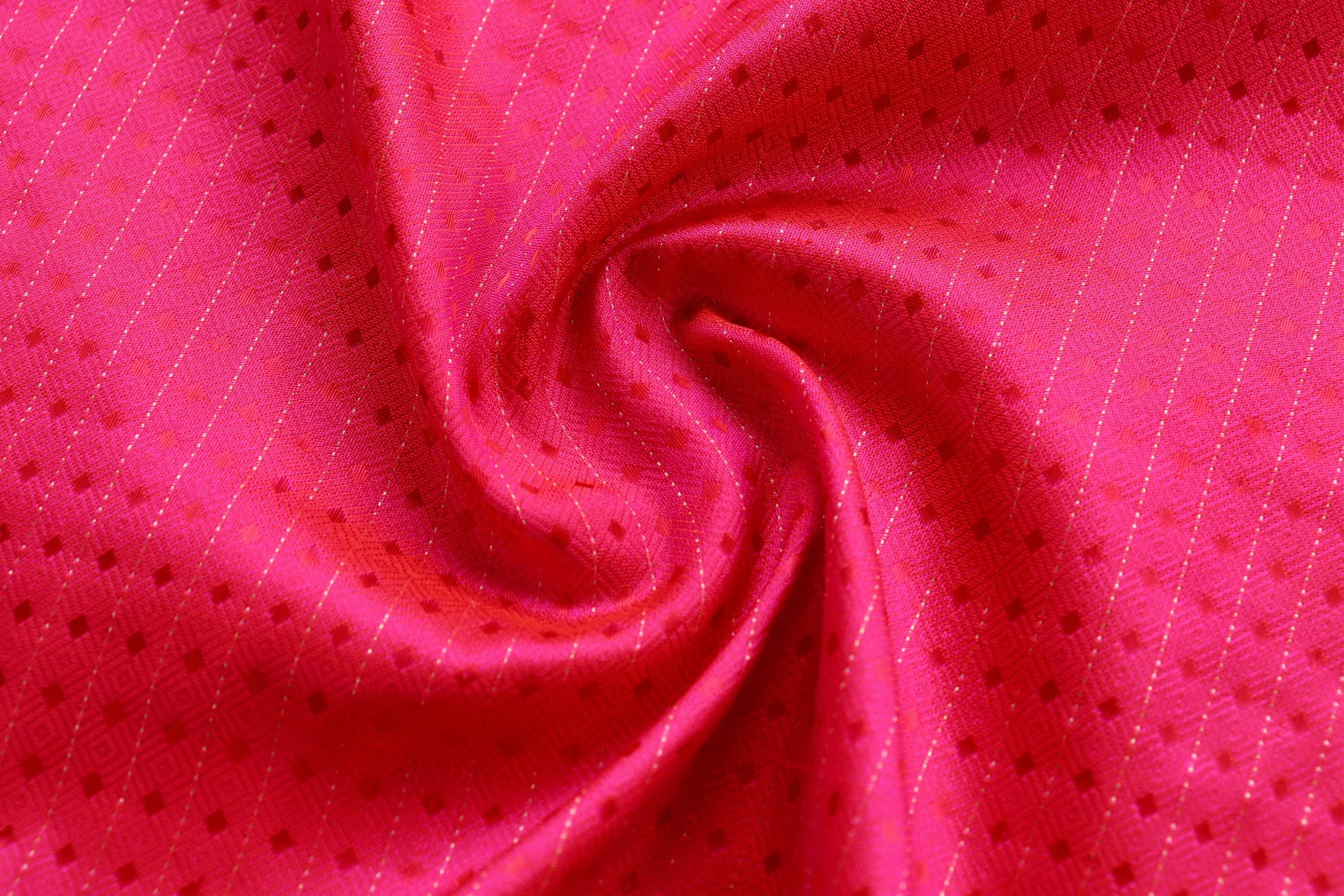 Pink Resham Handwoven Banarasi Tanchoi Silk Saree