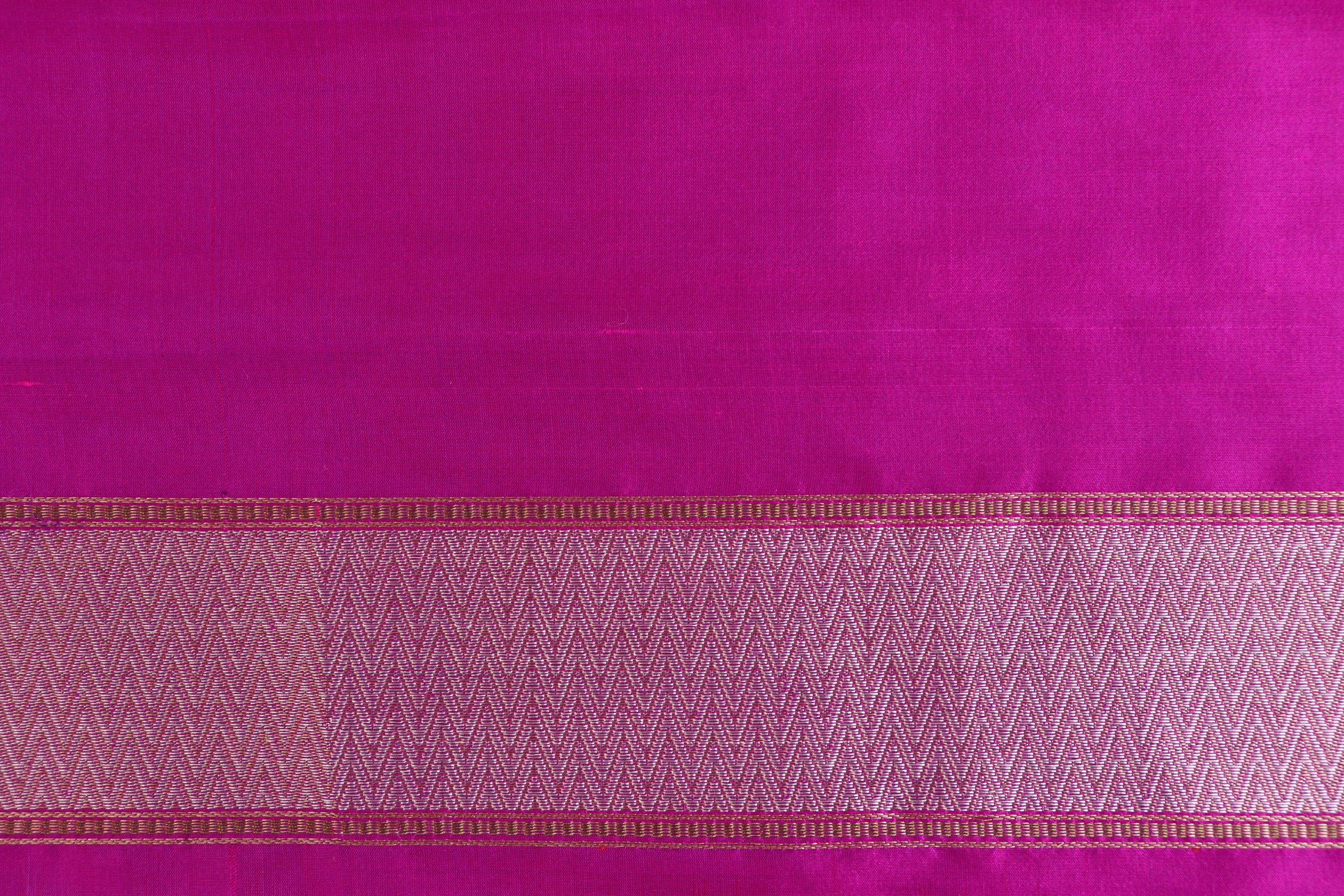 Pink Resham Handwoven Banarasi Tanchoi Silk Saree