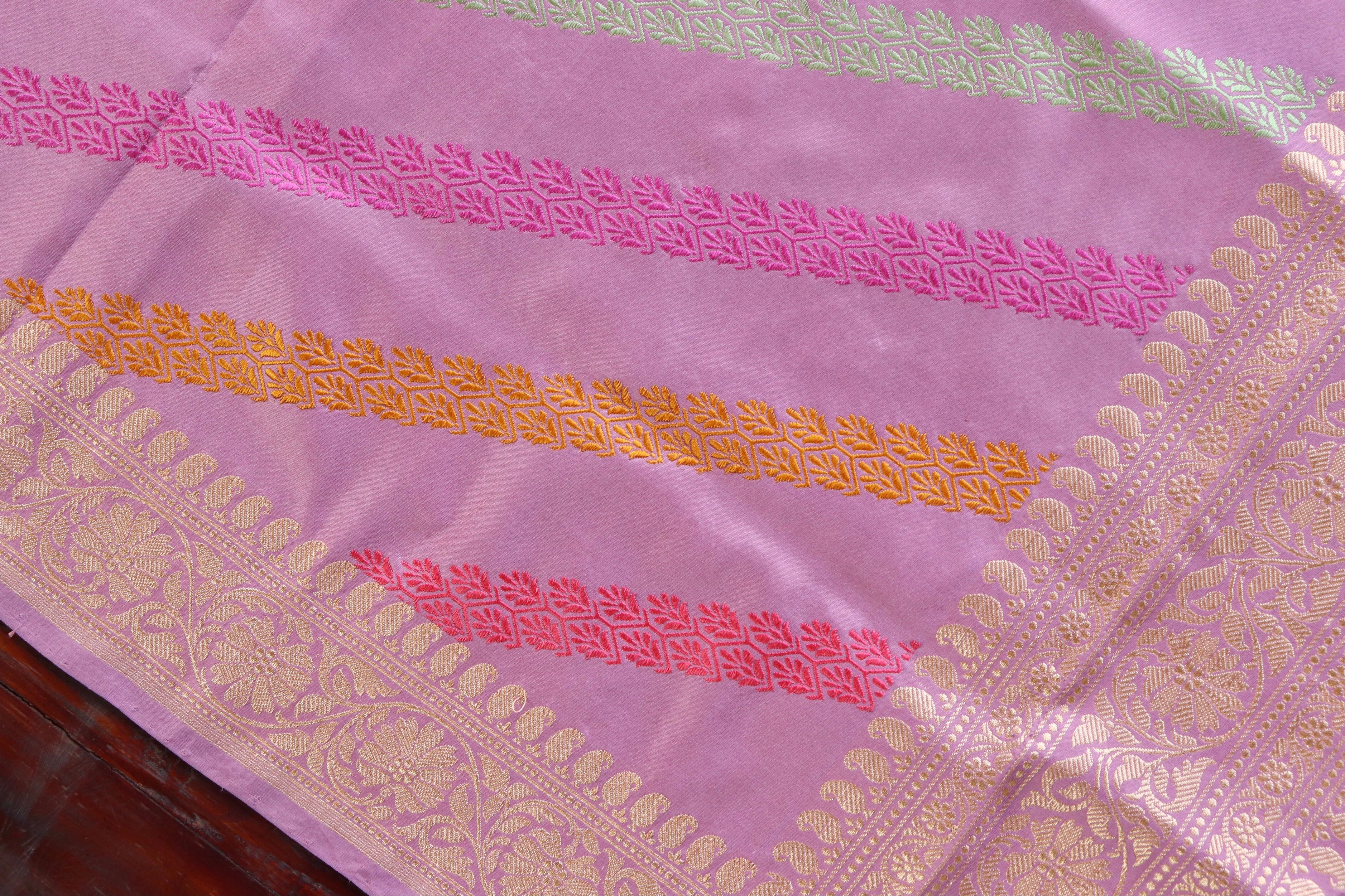 Pink Adda Pure Silk Handloom Banarasi Dupatta