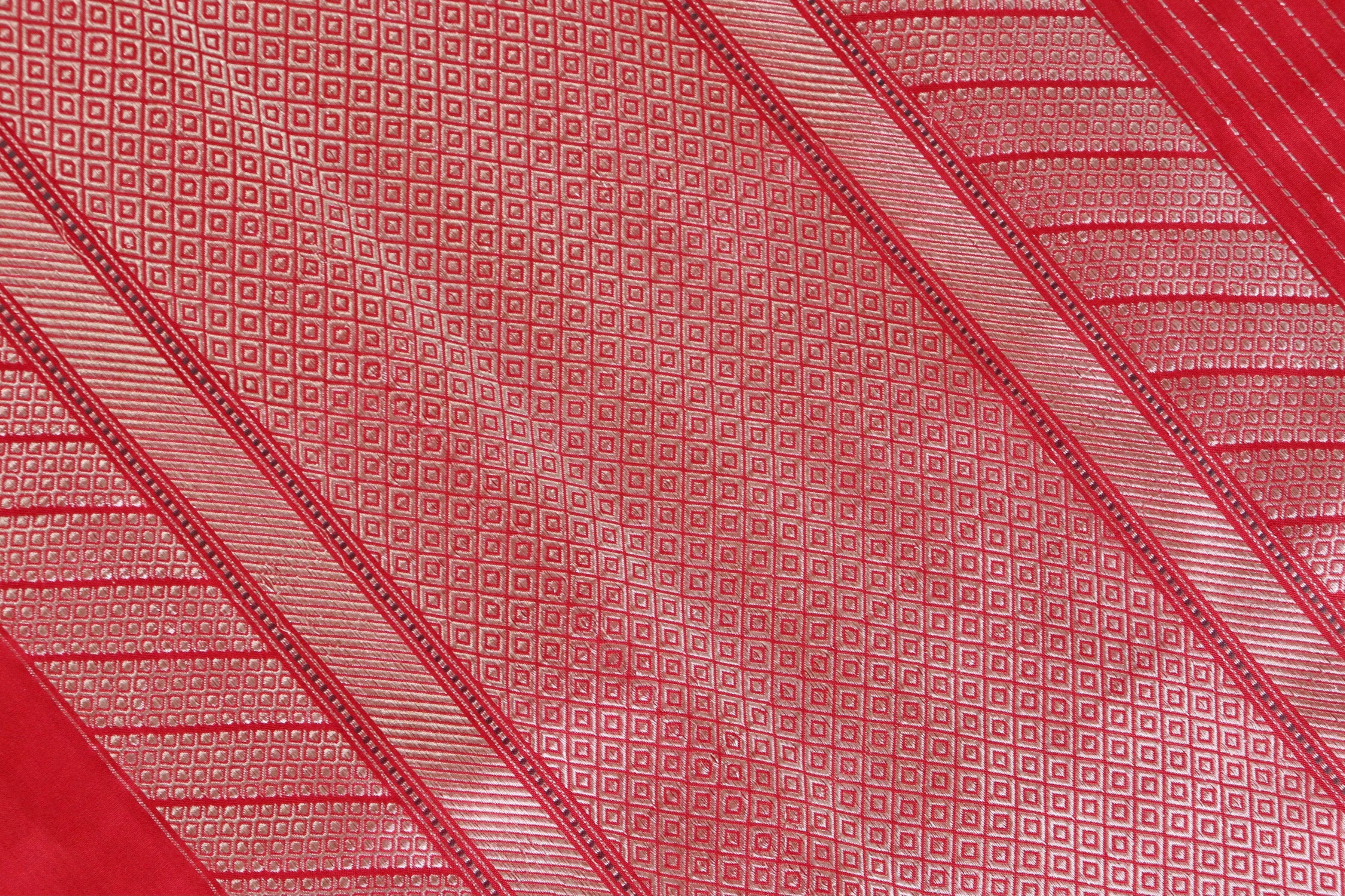 Classic Red Handloom Banarasi Silk Saree