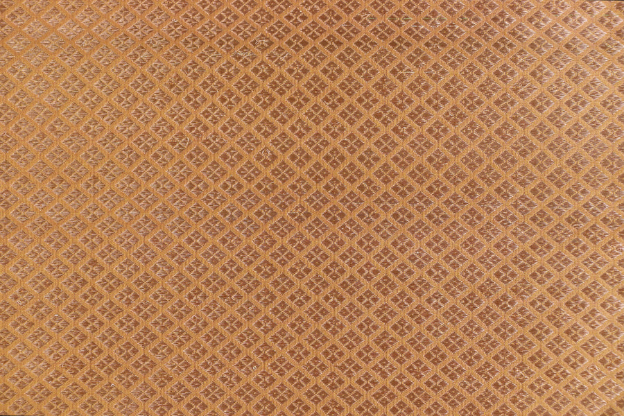 Peach Katan Silk  Handloom Banarasi Saree