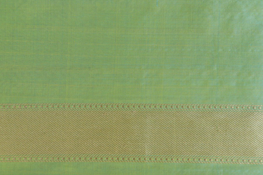 Light Green Kadhua Motif Katan Silk Pure Handloom Banarasi Saree