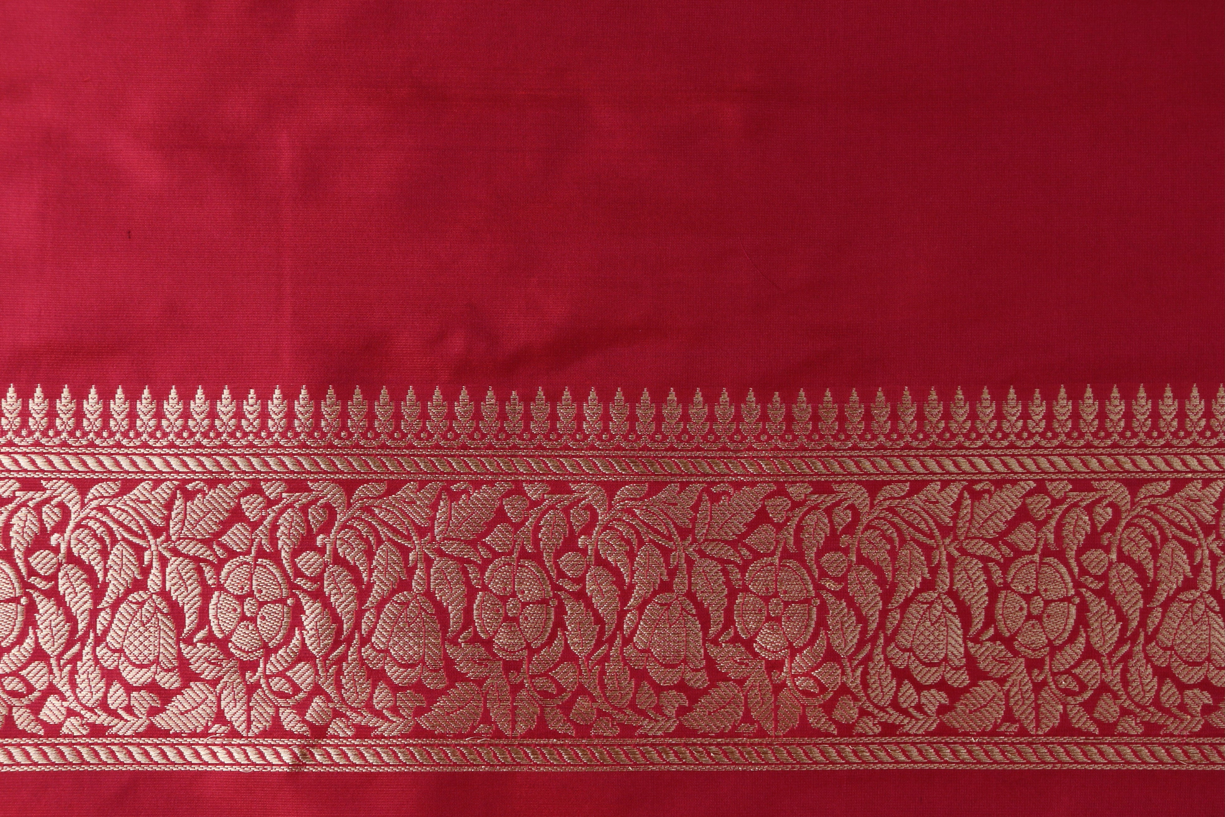 Maroon Kadhua Pure Katan Silk Handloom Banarasi Saree