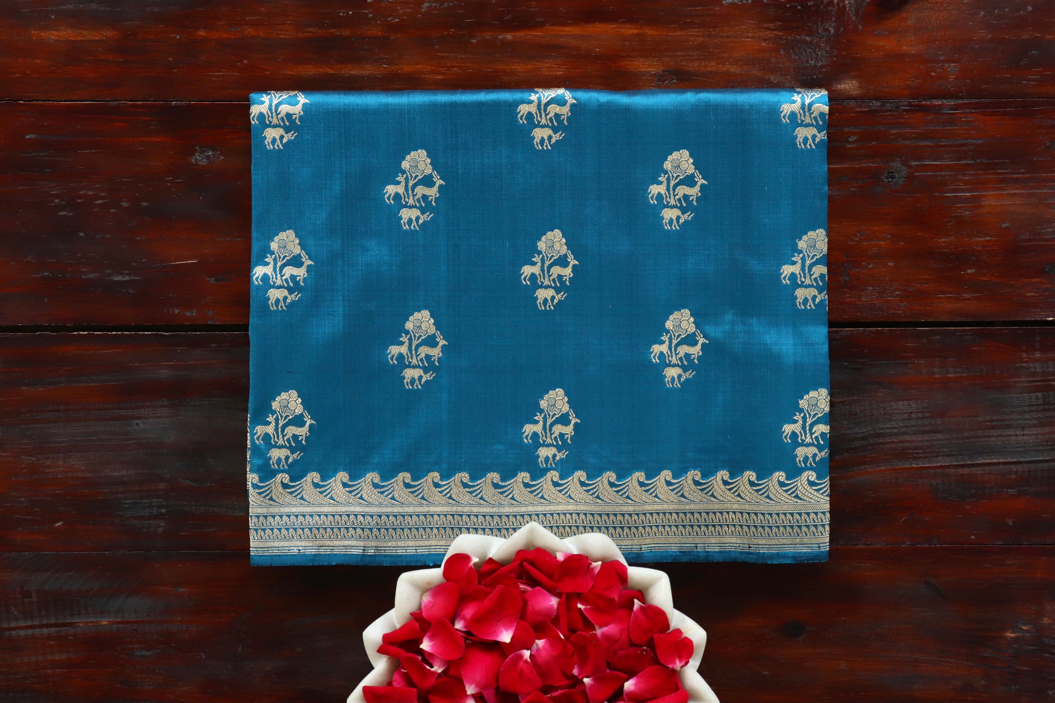 Dear Motif Pure Silk Handloom Banarasi Saree