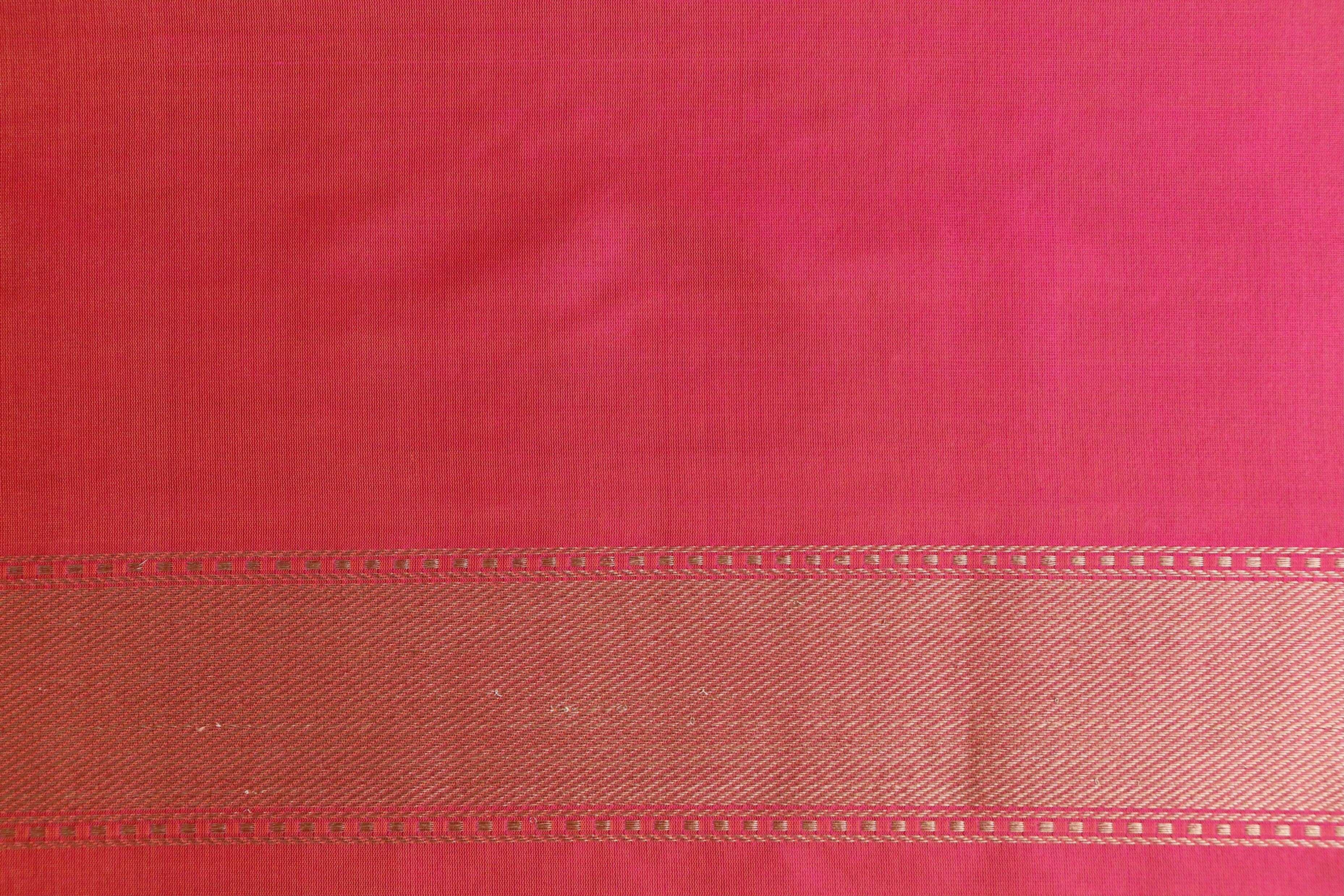 Pink Kadhua Motif Katan Silk Pure Handloom Banarasi Saree