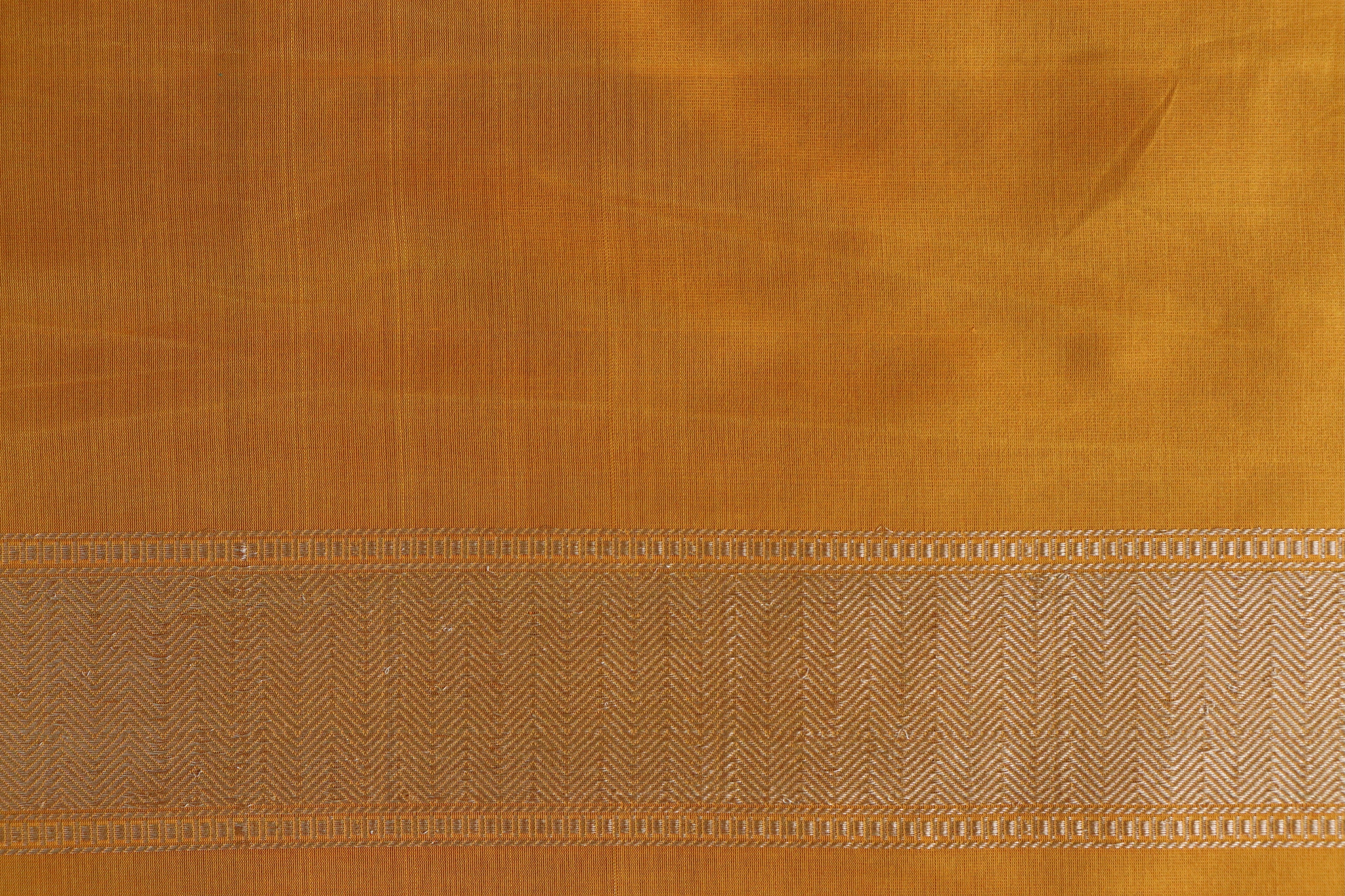 Saffron Kairy Kuniya Pure Silk Handloom Banarasi Saree