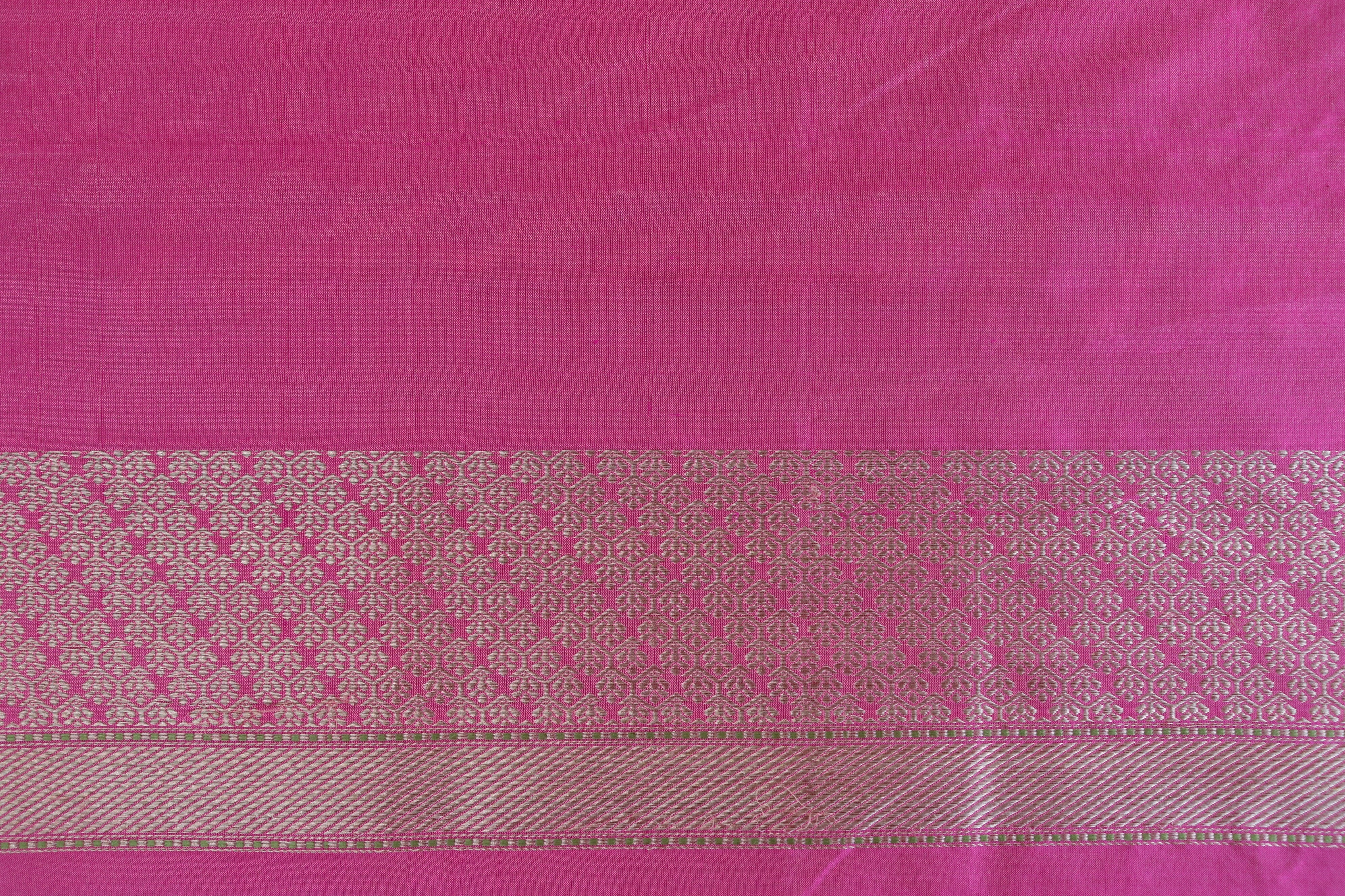 Multicolour Hand Woven Banarasi Rangkaat Silk Saree