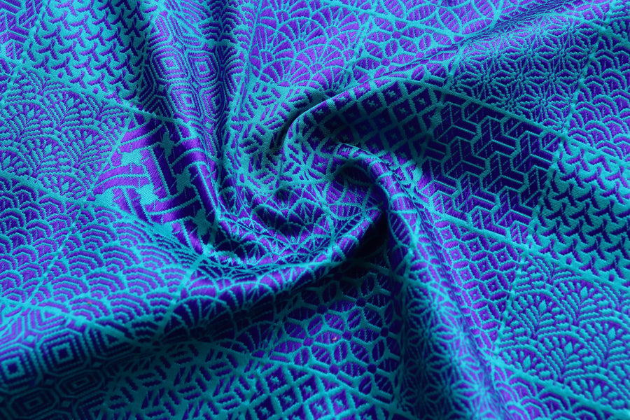Blue Resham Handwoven Banarasi Tanchoi Silk Saree