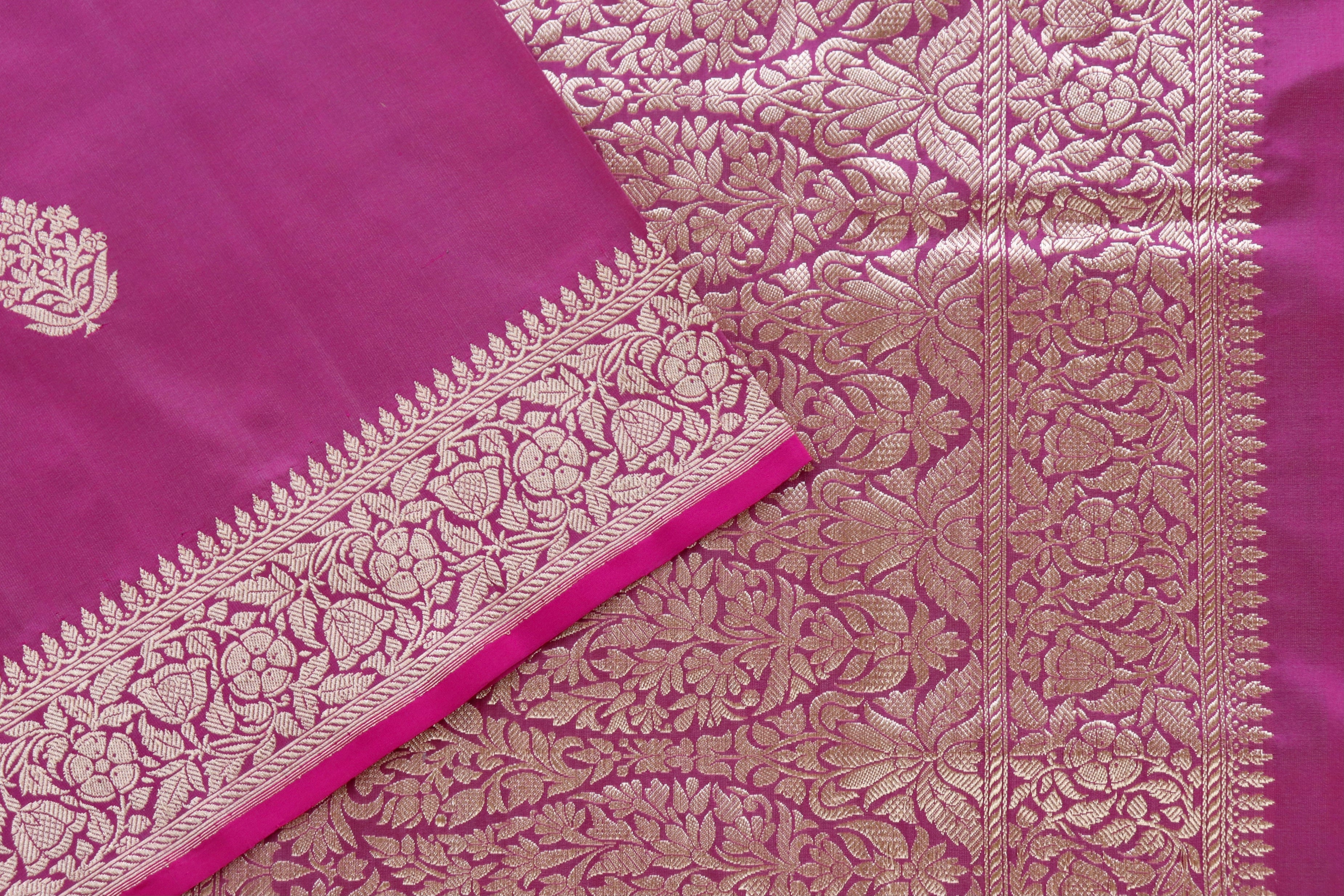 Wildberry Parizaat Motif Pure Silk Handloom Saree