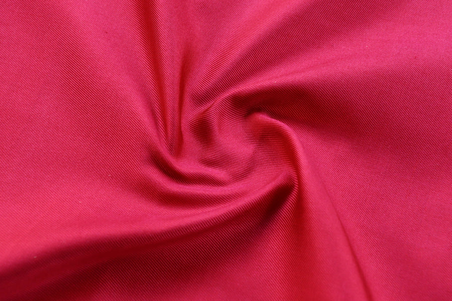 Red Banarasi Handwoven Satin Silk Saree