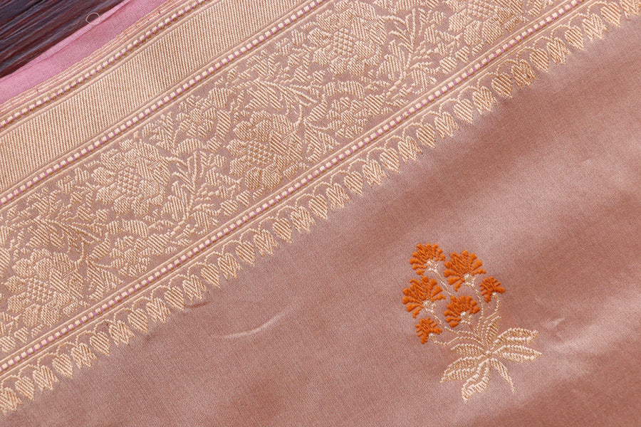Gold Tissue Meenadar Kadhua Banarasi Handwoven Silk Sarees