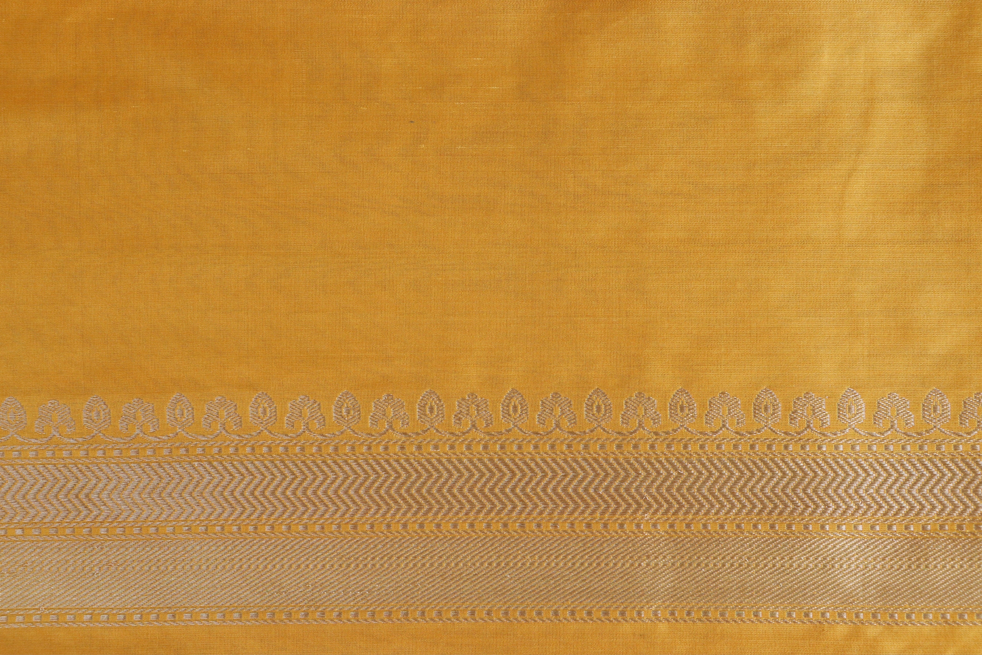 Yellow Meenadar Pure Silk Handloom Banarasi Saree