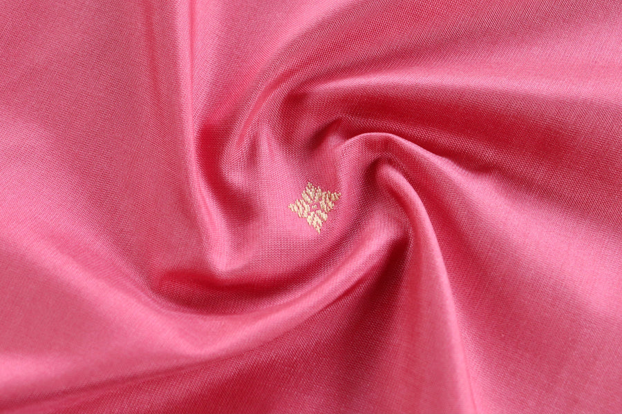 Pink Meenadar Kadhua Pure Silk Banarasi Saree | Stuti Weaves