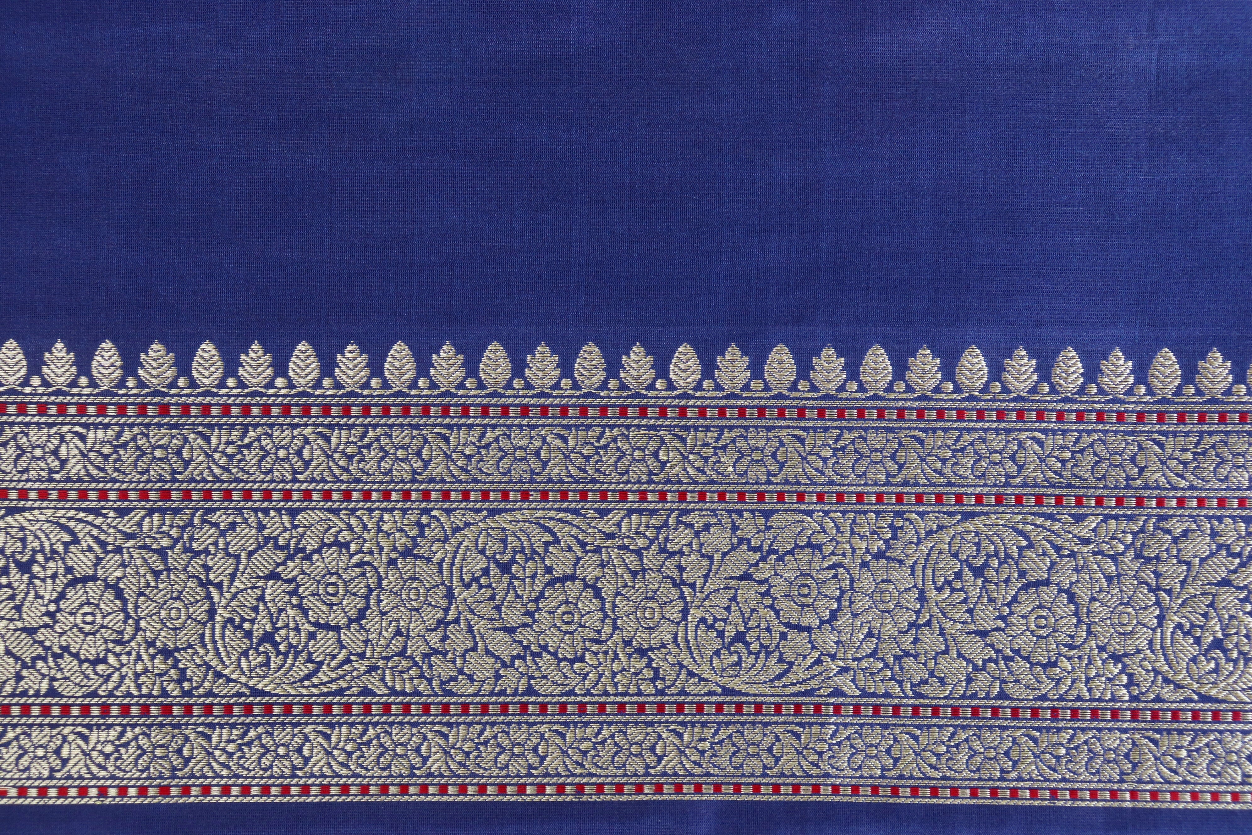 Blue Kimkhab Pure Silk Handloom Banarasi Saree