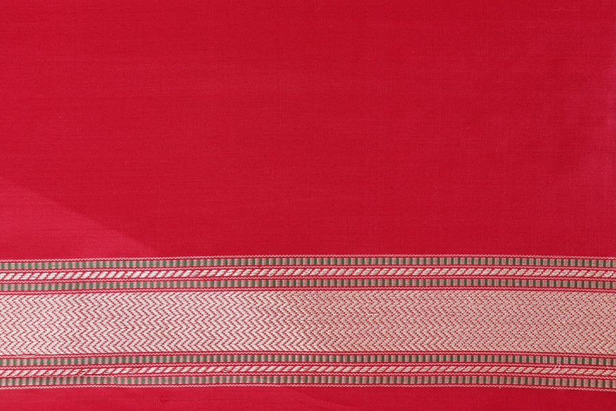 Red Kadhua Motif Pure Silk Handloom Banarasi Saree