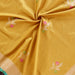 Mustard Yellow Leaf Motif Pure Silk Banarasi Dupatta | Stuti Weaves