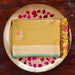 Mustard Yellow Leaf Motif Pure Silk Banarasi Dupatta | Stuti Weaves