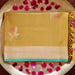 Mustard Yellow Leaf Motif Pure Silk Banarasi Dupatta | Stuti Weaves