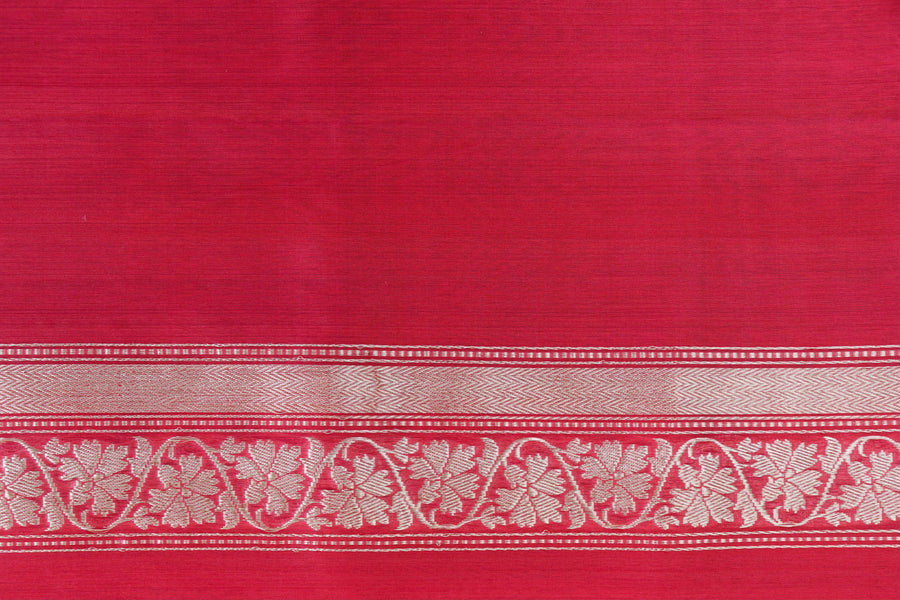 Red Kadhua Organza Handloom Banarasi Saree