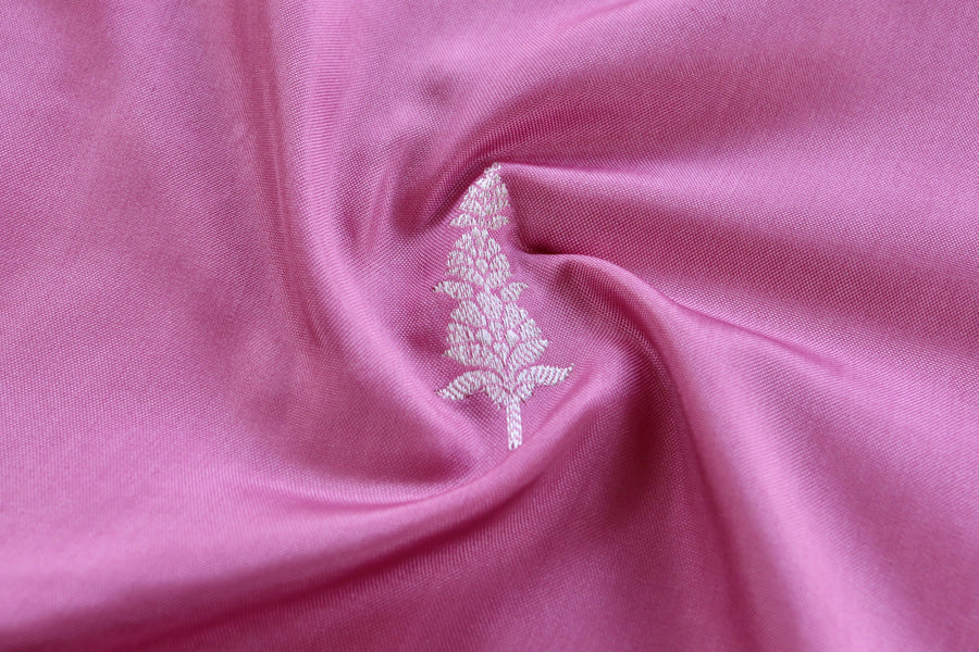 Pink Kadhua Motif Pure Silk Banarasi Saree | Stuti Weaves