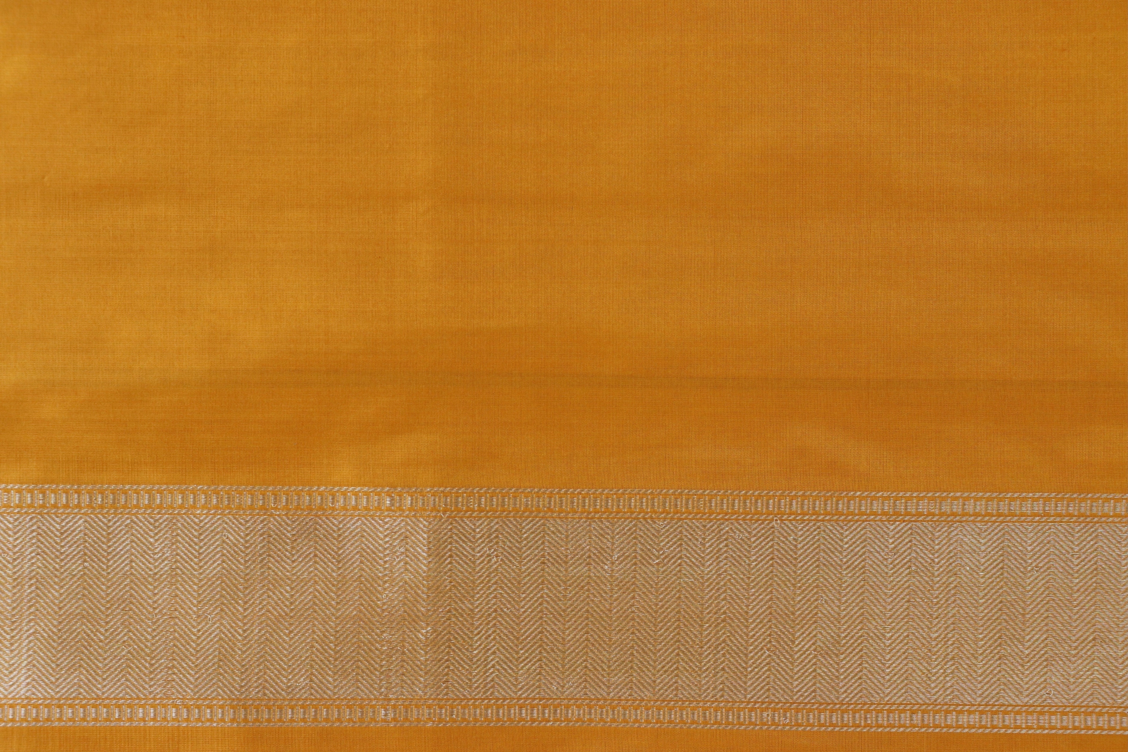 Yellow Kairy Kuniya Pure Silk Handloom Banarasi Saree