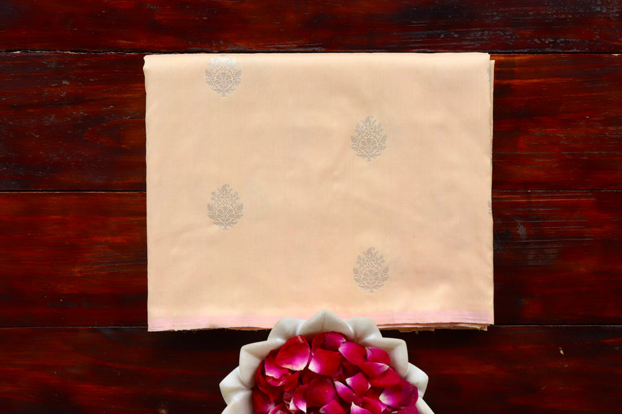 Lemon Virsa Kadhua Banarasi Saree | Stuti Weaves