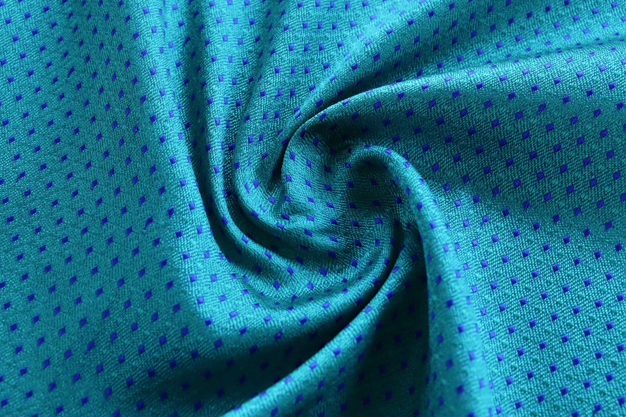 Blue Do Rukhi Resham Handwoven Banarasi Tanchoi Silk Saree