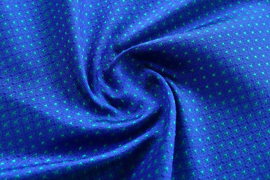 Blue Do Rukhi Resham Handwoven Banarasi Tanchoi Silk Saree