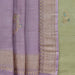 Lilac Grey Dupatta & Pista Green Kurta Munga Silk | Stuti Weaves