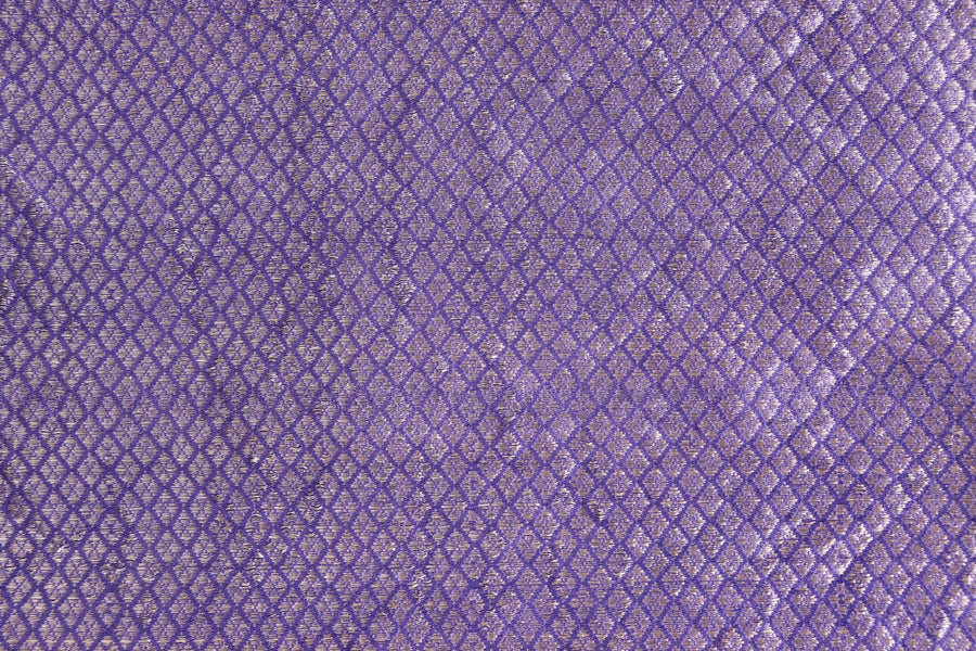 Violet Tussar Silk Banarasi Saree | Stuti Weaves