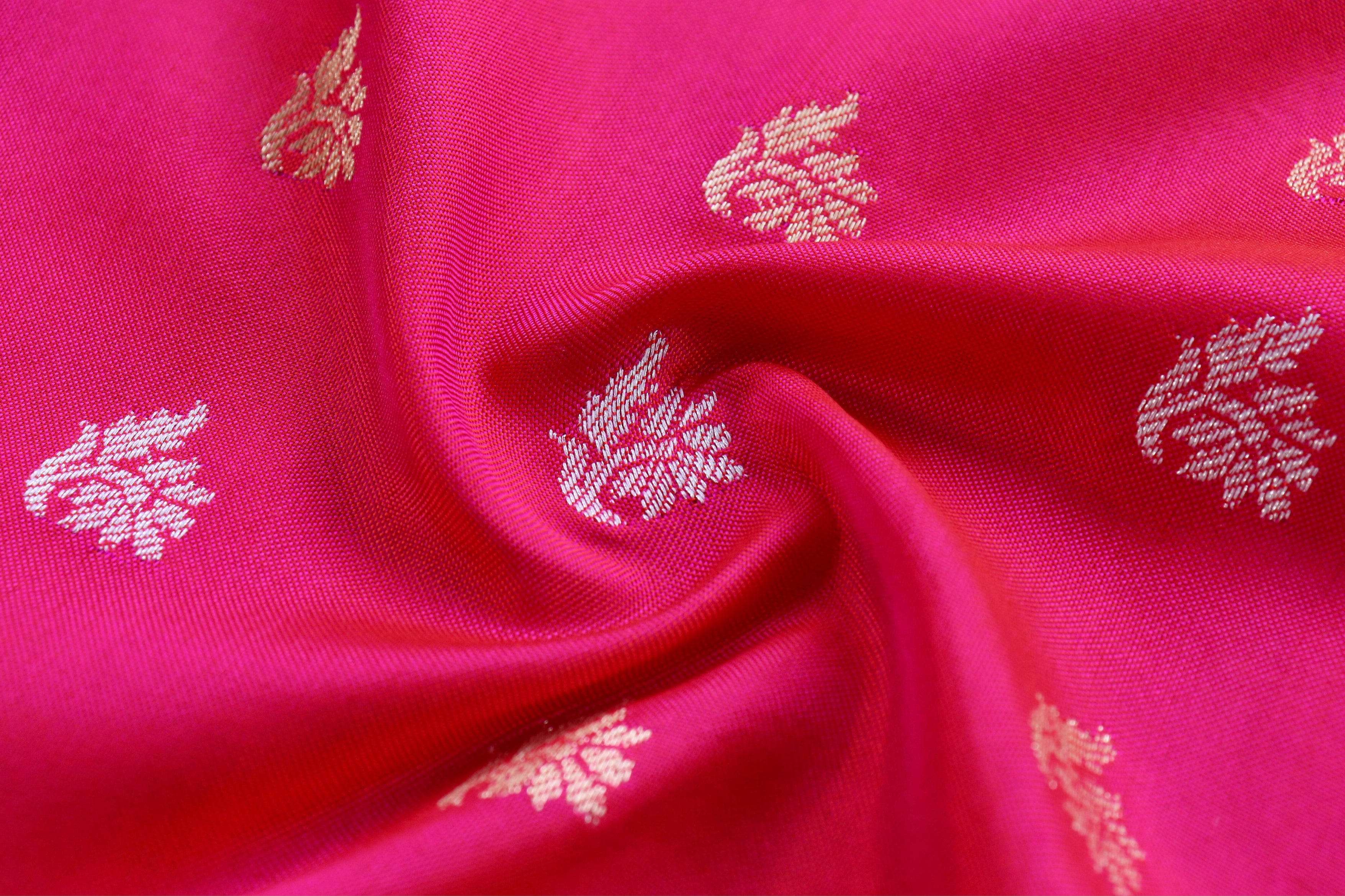 Rani Kadhua Motif Pure Silk Handloom Banarasi Saree