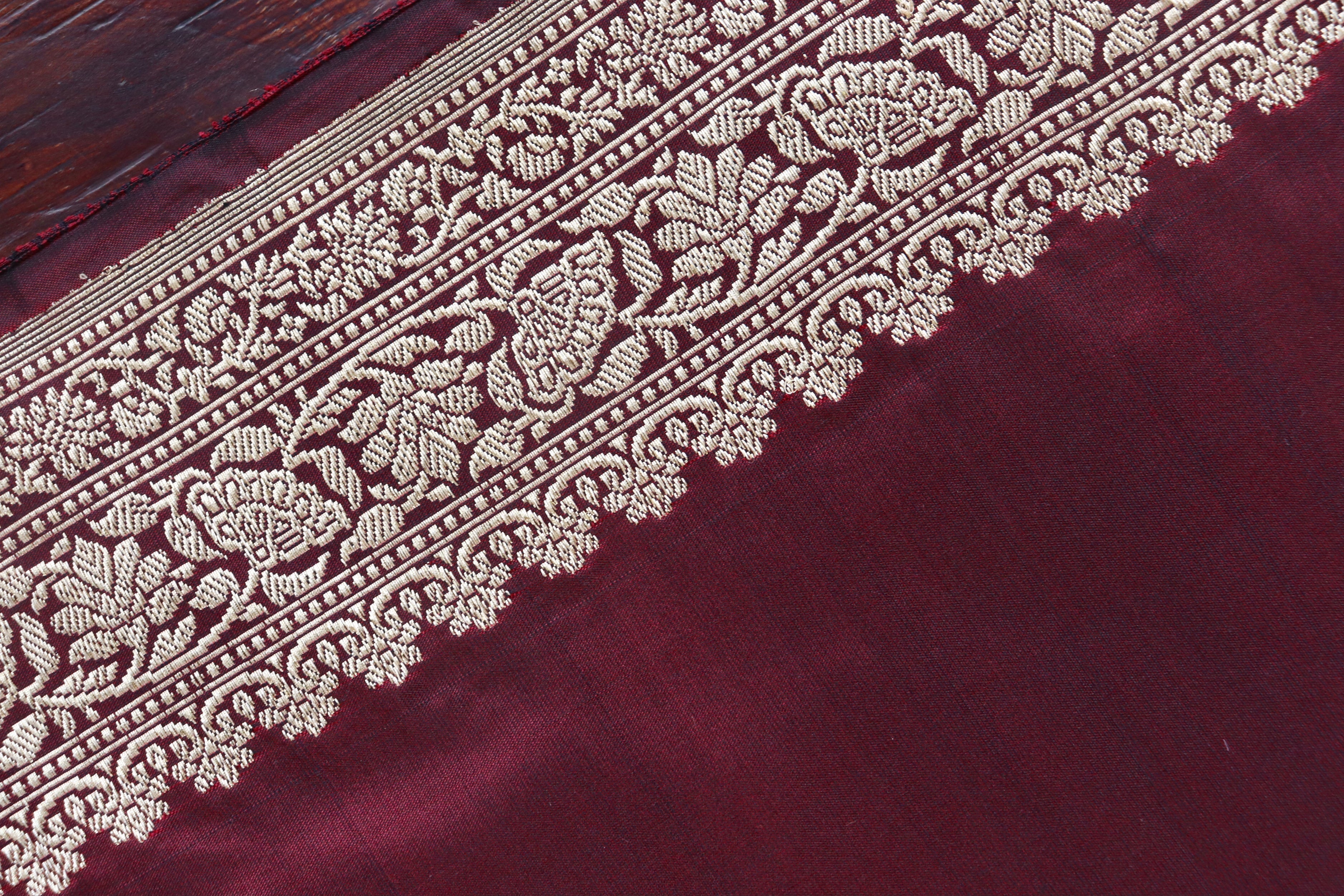 Pink Kuniya Pure Silk Handloom Banarasi Saree