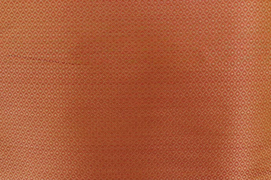 Dark Peach Meenadar Tanchoi Pure Silk Handloom Banarasi Saree