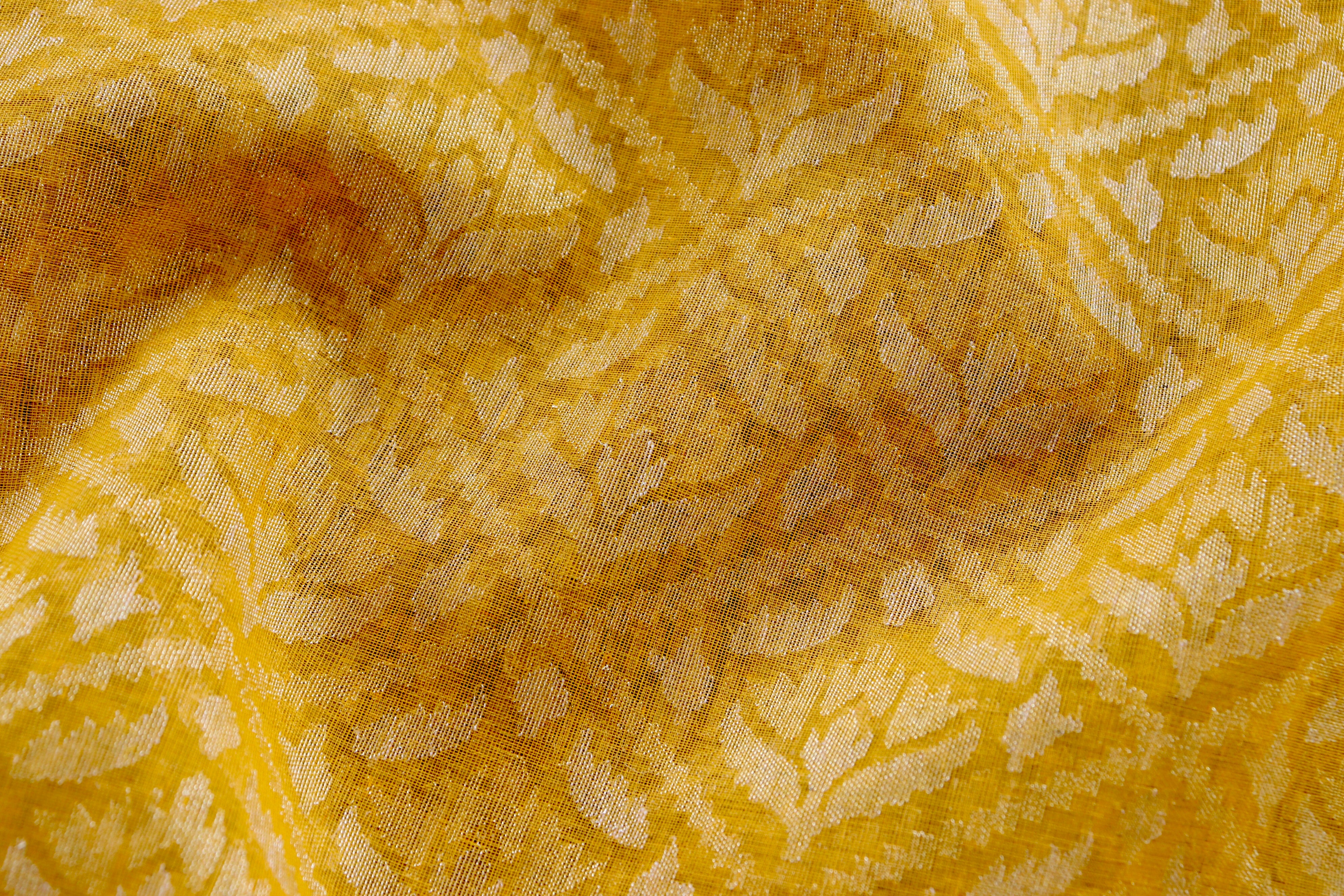 Pitambari Pure Zari Handwoven Cotton Saree