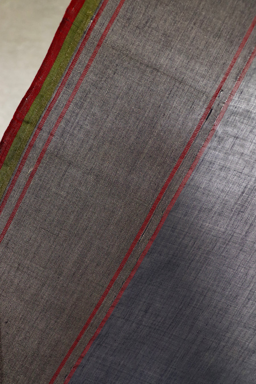 Blue Cotton Kadhua Motif Banarasi Handloom Saree