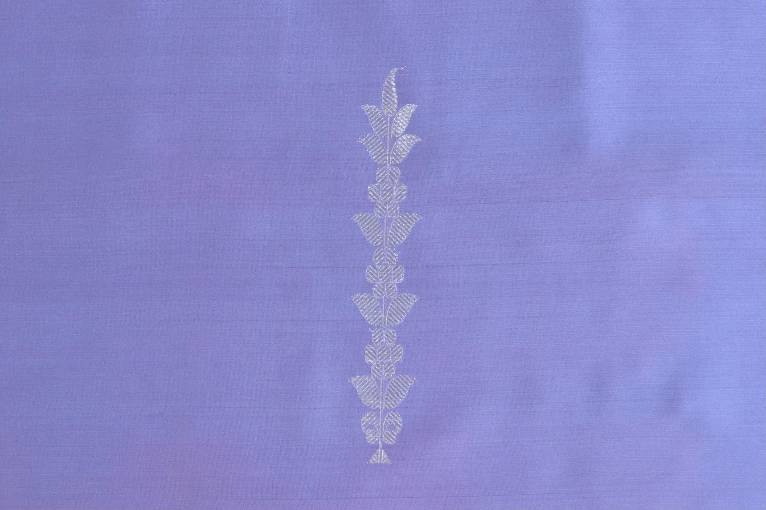 Lavender Virsa Handwoven Banarasi Saree