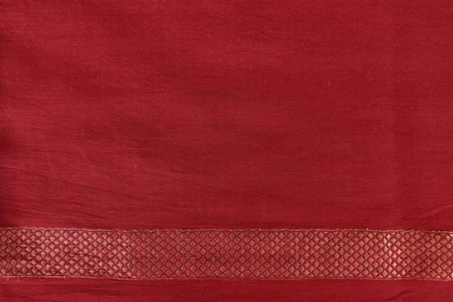 Deep Green Munga Silk Handloom Saree