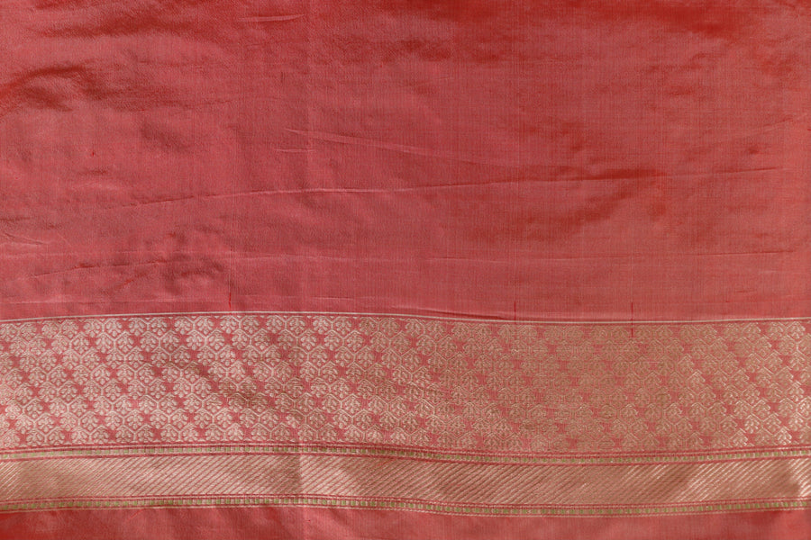 Multicolor Banarasi Rangkaat Pure Silk Handloom Saree